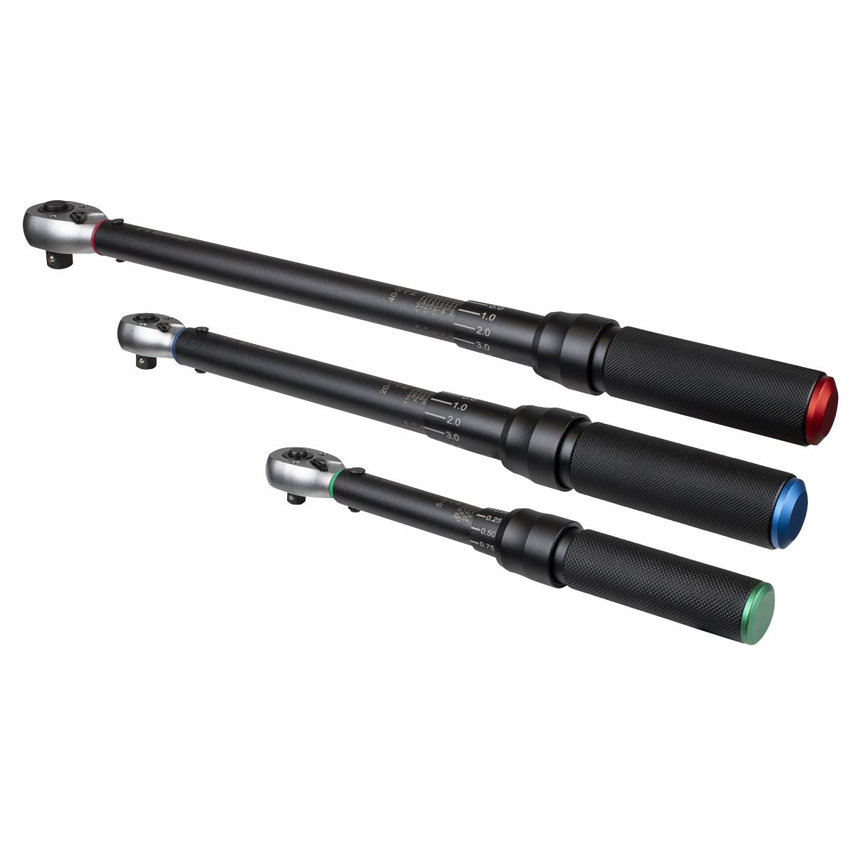 Sealey STW900SETB Torque Wrench Micrometer Style 3pc Set – Premier Black Sealey