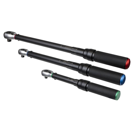 Sealey STW900SETB Torque Wrench Micrometer Style 3pc Set – Premier Black Sealey