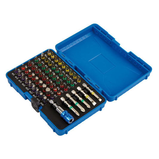 Draper 82405 Coloured Screwdriver Bit Set 60 Piece Draper