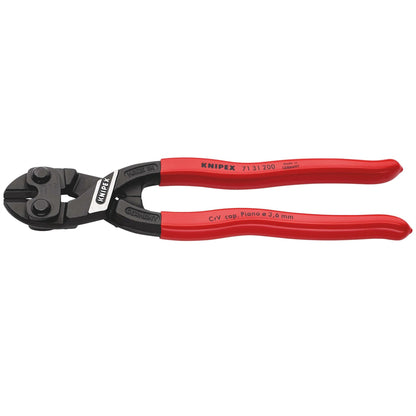 Knipex 53052 Cobolt® 71 31 200 Compact Bolt Cutter with Piano Wire Cutter 200mm 3.6mm Knipex