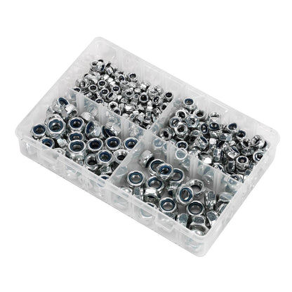 Sealey AB032LN Nylon Locknut Assortment 300pc M6-M12 Metric Sealey