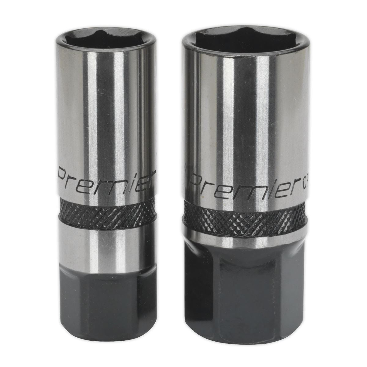 Sealey AK7972 Socket Set 28pc 1/2"Sq Drive 6pt WallDrive® Metric Premier Black Sealey