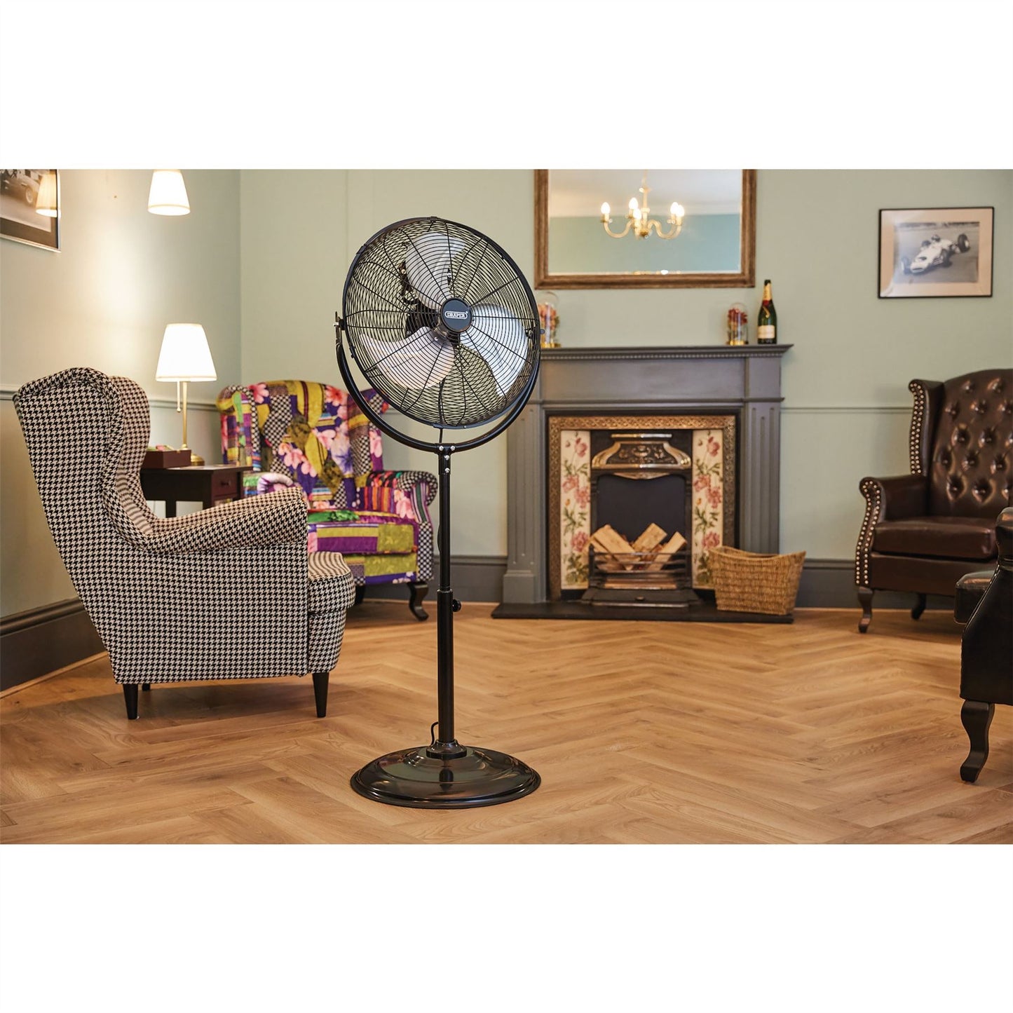 Draper 70429 230V Pedestal Fan 18"/450mm 120W Draper