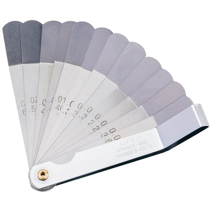 Draper 51729 12 Blade Metric and Imperial Angled Tappet Gauge Draper