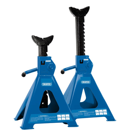 Draper 30883 Ratcheting Axle Stands 6 Tonne Pair Draper