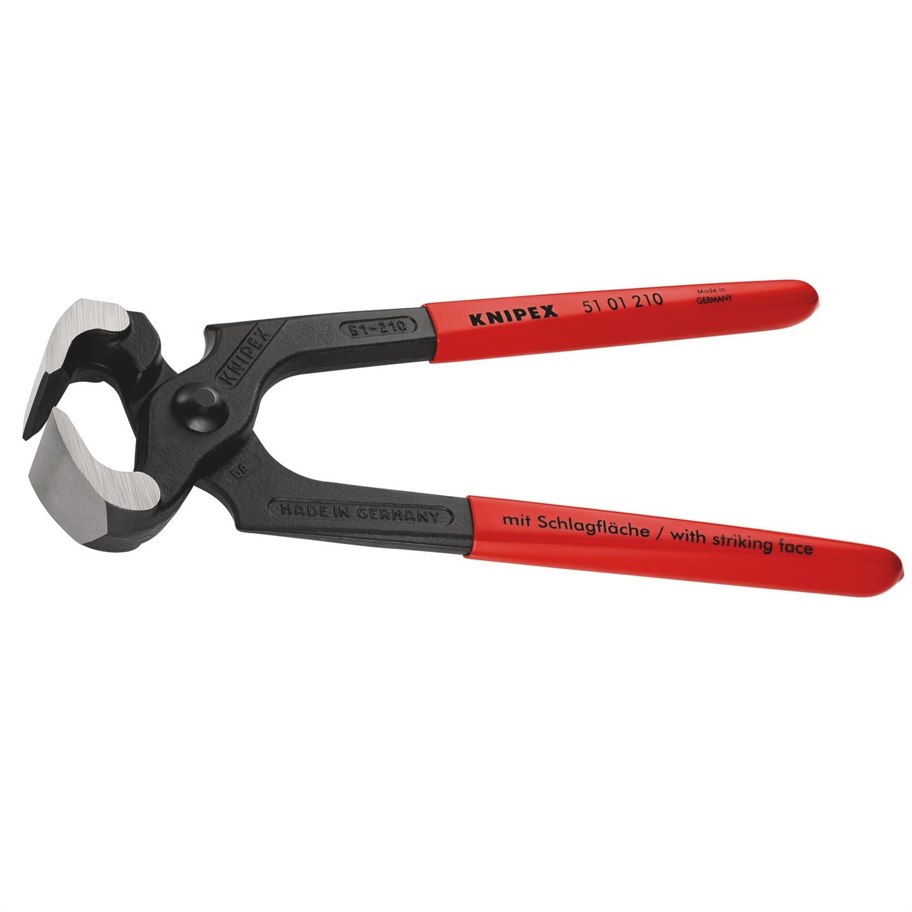 Knipex 87153 51 01 210 SBE Hammerhead Style Carpenters' Pincers 210mm Knipex