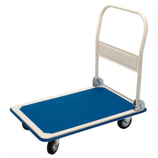 Draper 04692 Platform Trolley with Folding Handle 900 x 600 x 850mm 300kg Draper