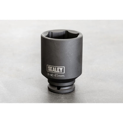 Sealey SX007 Impact Socket 41mm Deep 1/2"Sq Drive Sealey