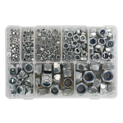 Sealey AB033LN Nylon Locknut Assortment 255pc M4-M16 Sealey