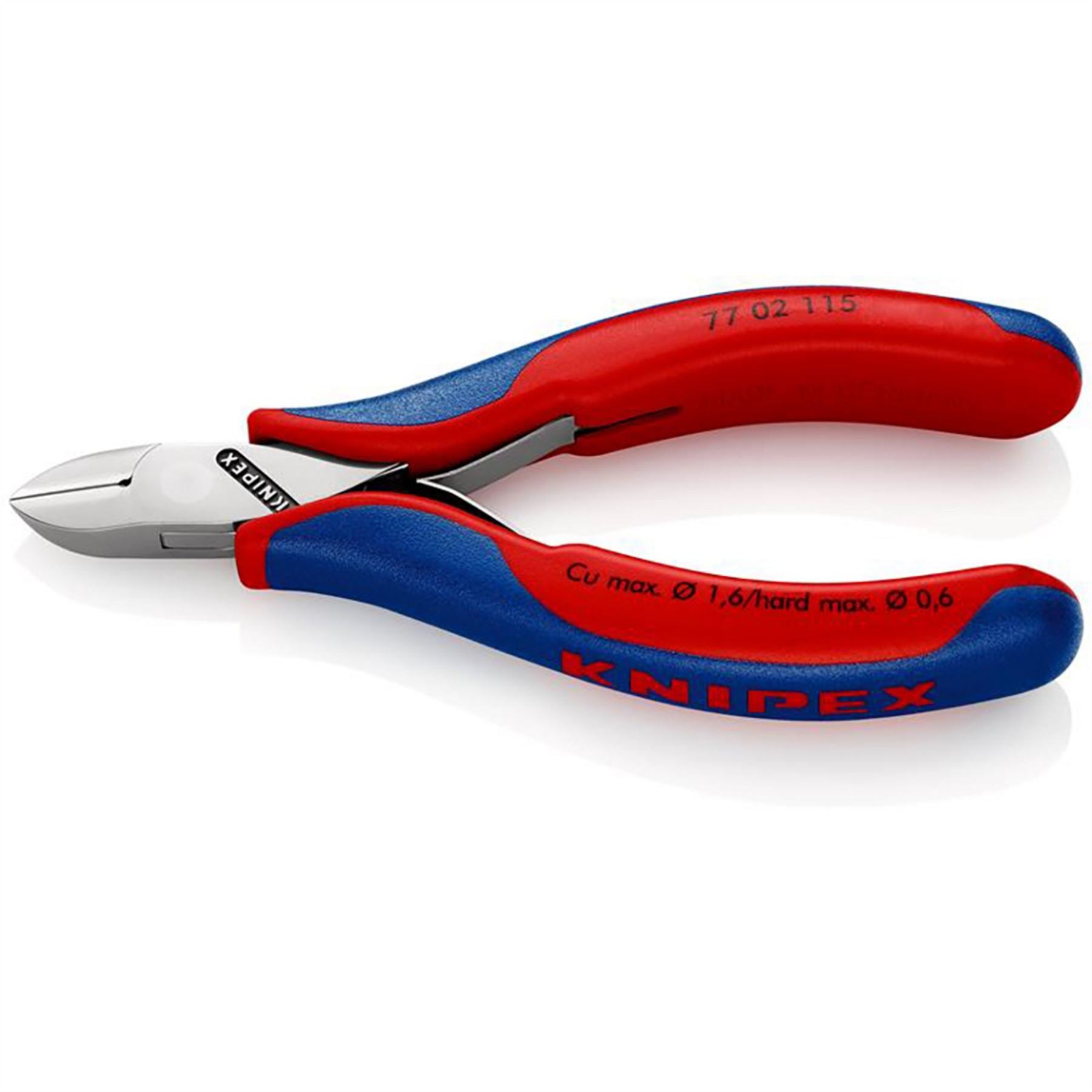 Knipex 27721 77 02 115 Electronics Diagonal Cutter with box joint with multi-component grips 115mm Knipex