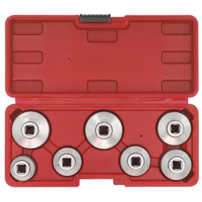 Sealey VS7008 Oil Filter Cap Wrench Set 7pc Sealey