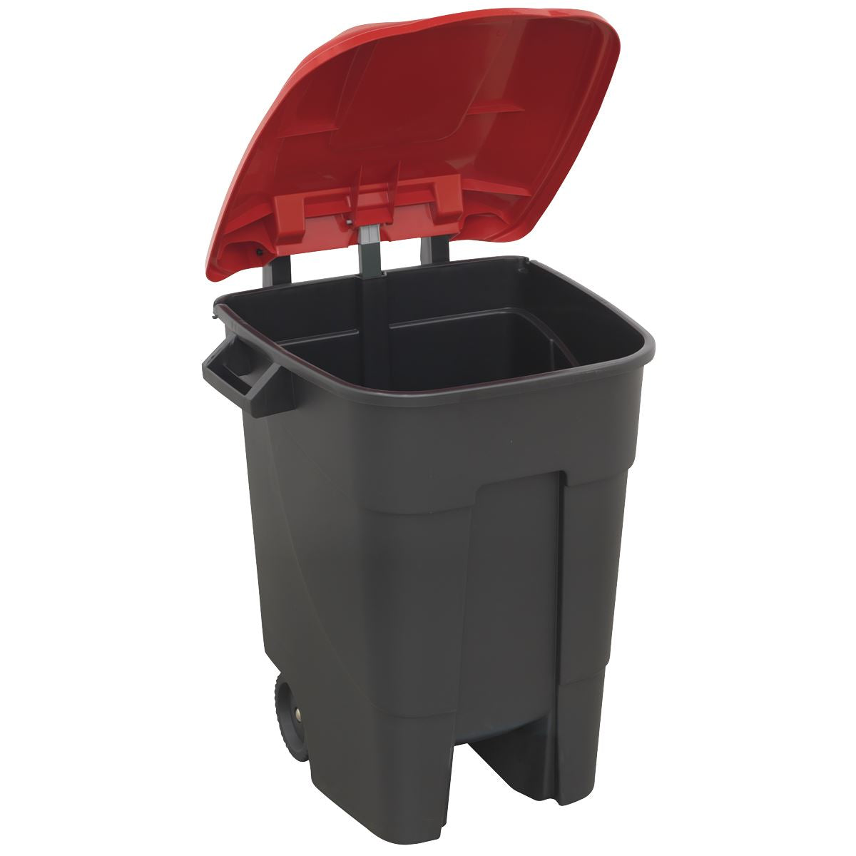 Sealey BM100R Refuse/Wheelie Bin 100L - Red Sealey
