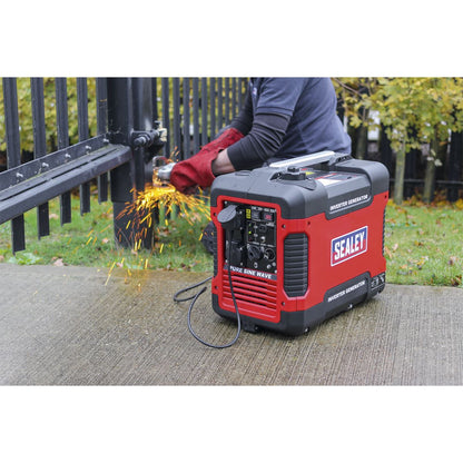 Sealey G2000I Inverter Generator 2000W 230V 4-Stroke Engine Sealey