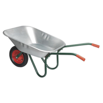 Sealey WB65 Wheelbarrow 65L Galvanized Sealey