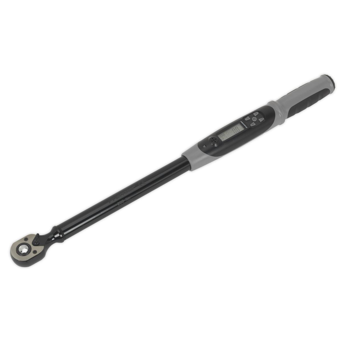 Sealey STW306B Angle Torque Wrench Digital 1/2"Sq Drive 20-200Nm(14.7-147.5lb.ft) Premier Black Sealey