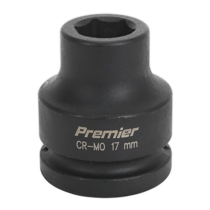 Sealey IS3417 Impact Socket 17mm 3/4"Sq Drive Sealey
