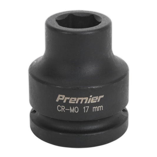 Sealey IS3417 Impact Socket 17mm 3/4"Sq Drive Sealey