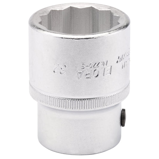 Elora 00773 Bi-Hexagon Socket 3/4" Sq. Dr. 32mm Elora