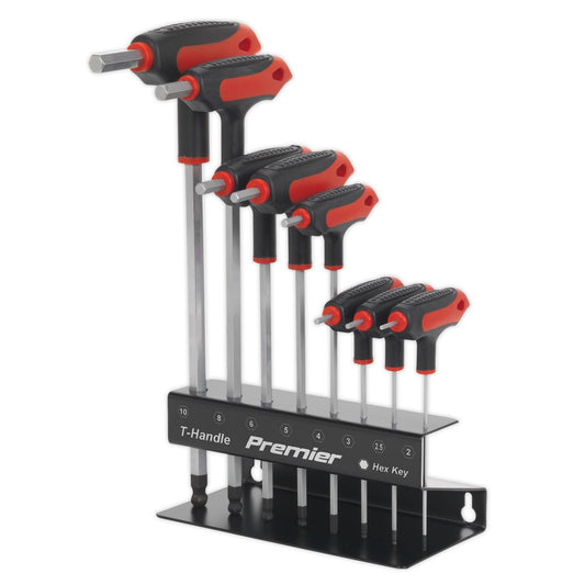 Sealey AK7195 Ball-End Hex Key Set 8pc T-Handle Metric Sealey
