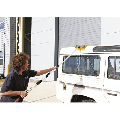 Sealey CC50 Large Angled Flo-Thru Brush with 1.7m Telescopic Handle Sealey