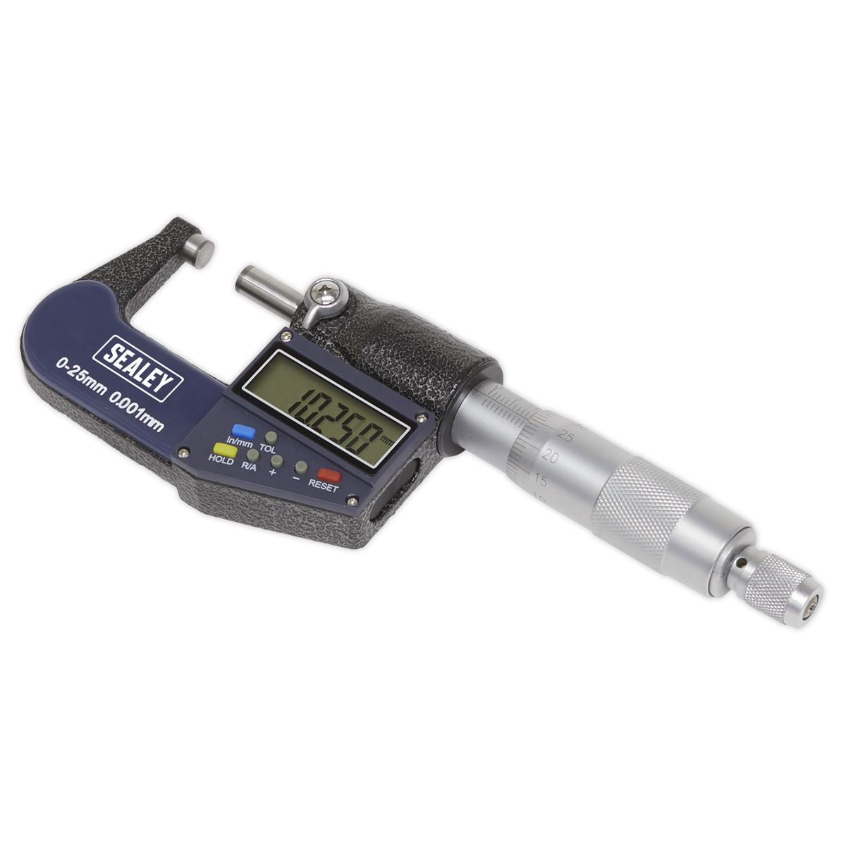 Sealey AK9635D Digital External Micrometer 0-25mm(0-1") Sealey