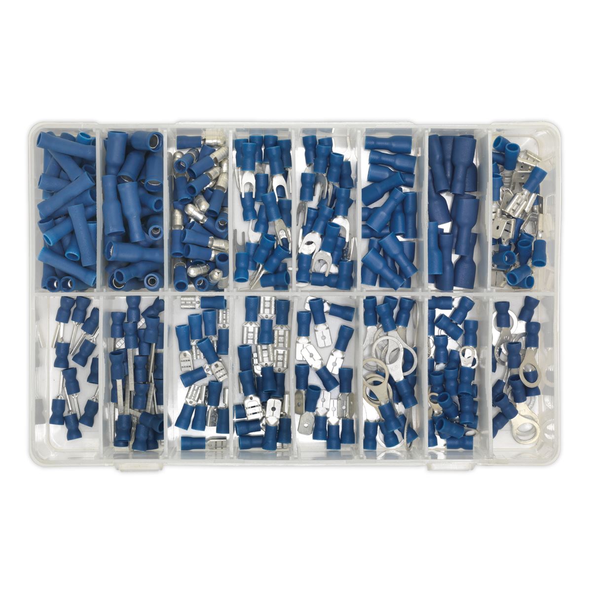 Sealey AB040BT Crimp Terminal Assortment 280pc Blue Sealey