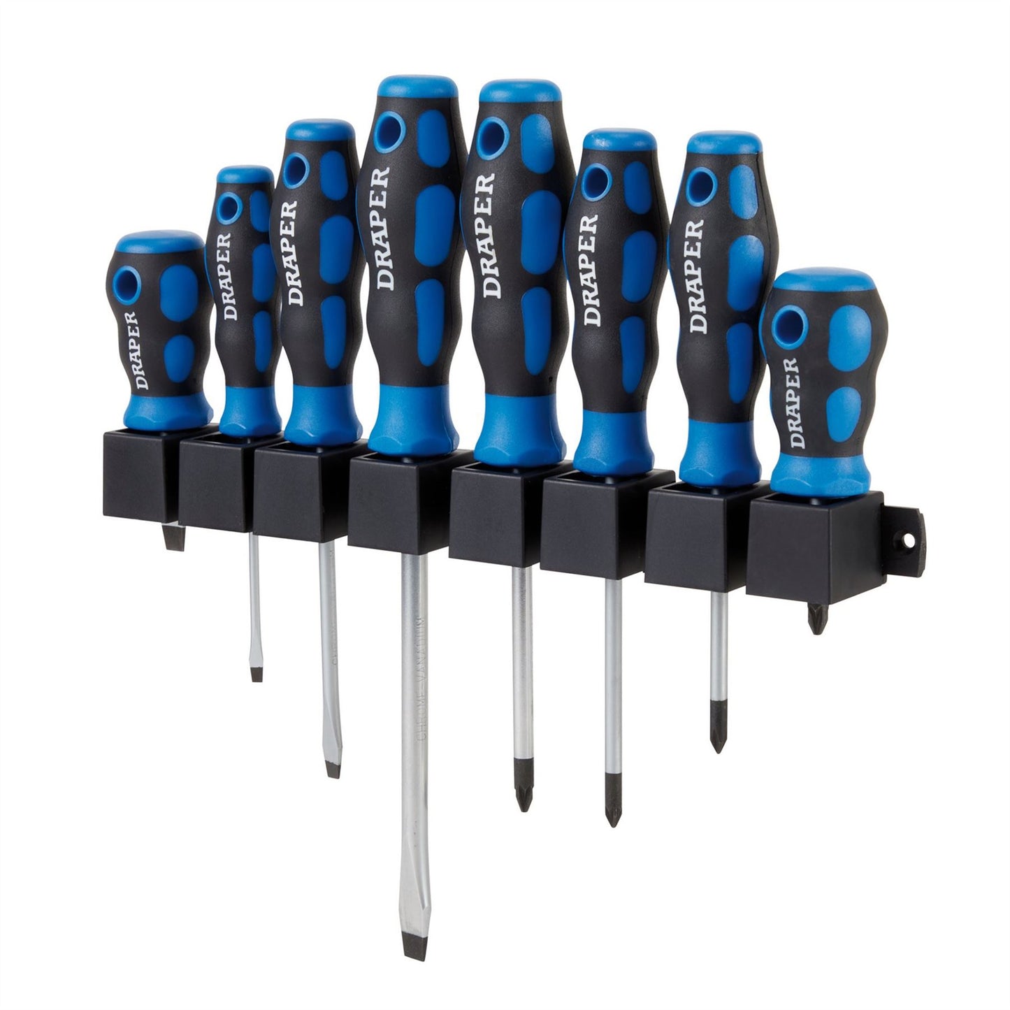 Draper 48933 Soft Grip Screwdriver Set 8 Piece Draper