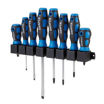 Draper 48933 Soft Grip Screwdriver Set 8 Piece Draper