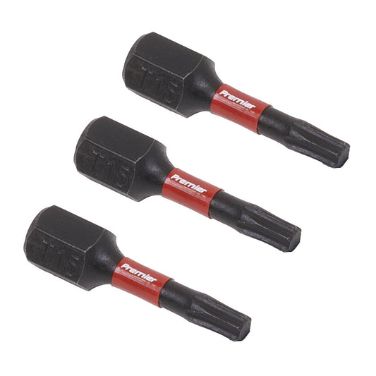 Sealey AK8216 TRX-Star* T15 Impact Power Tool Bits 25mm - 3pc Sealey