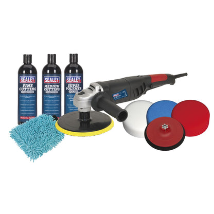 Sealey CPK05 Ø180mm Pro Polishing & Compounding Kit 1100W/230V Sealey