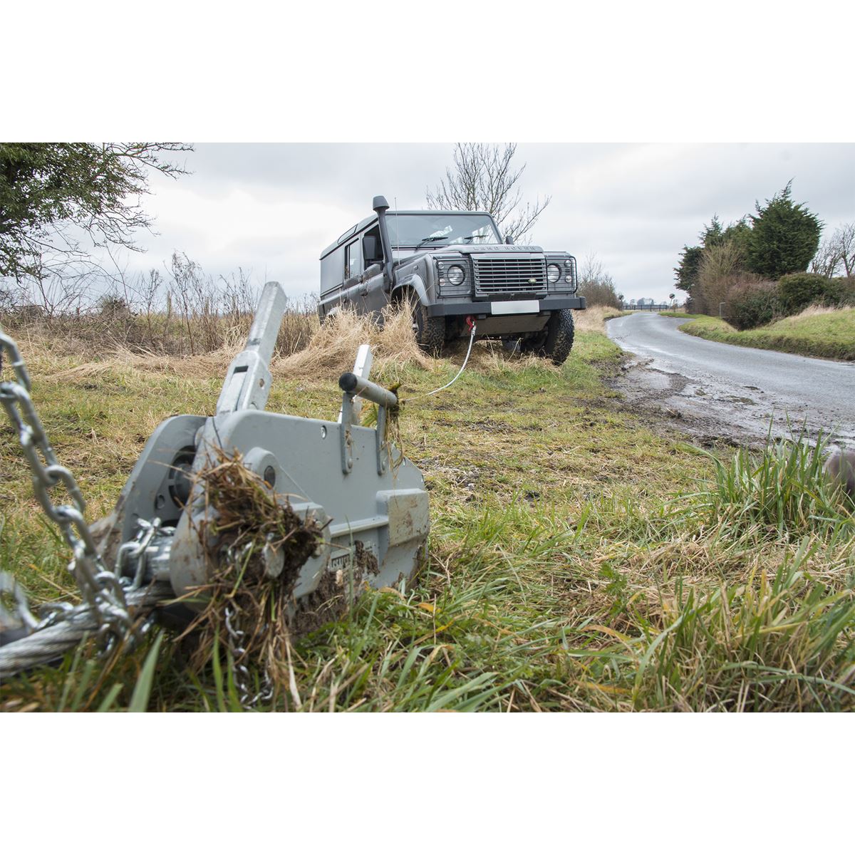 Sealey WRP3200 Wire Rope Puller 3200kg Max Line Force Sealey