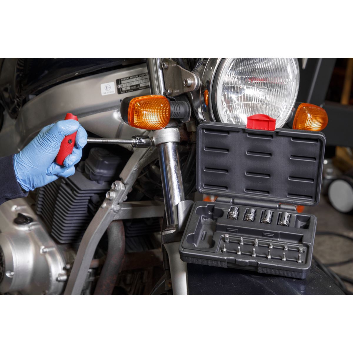 Sealey SMC31 Socket & JIS Bit Set 18pc Sealey