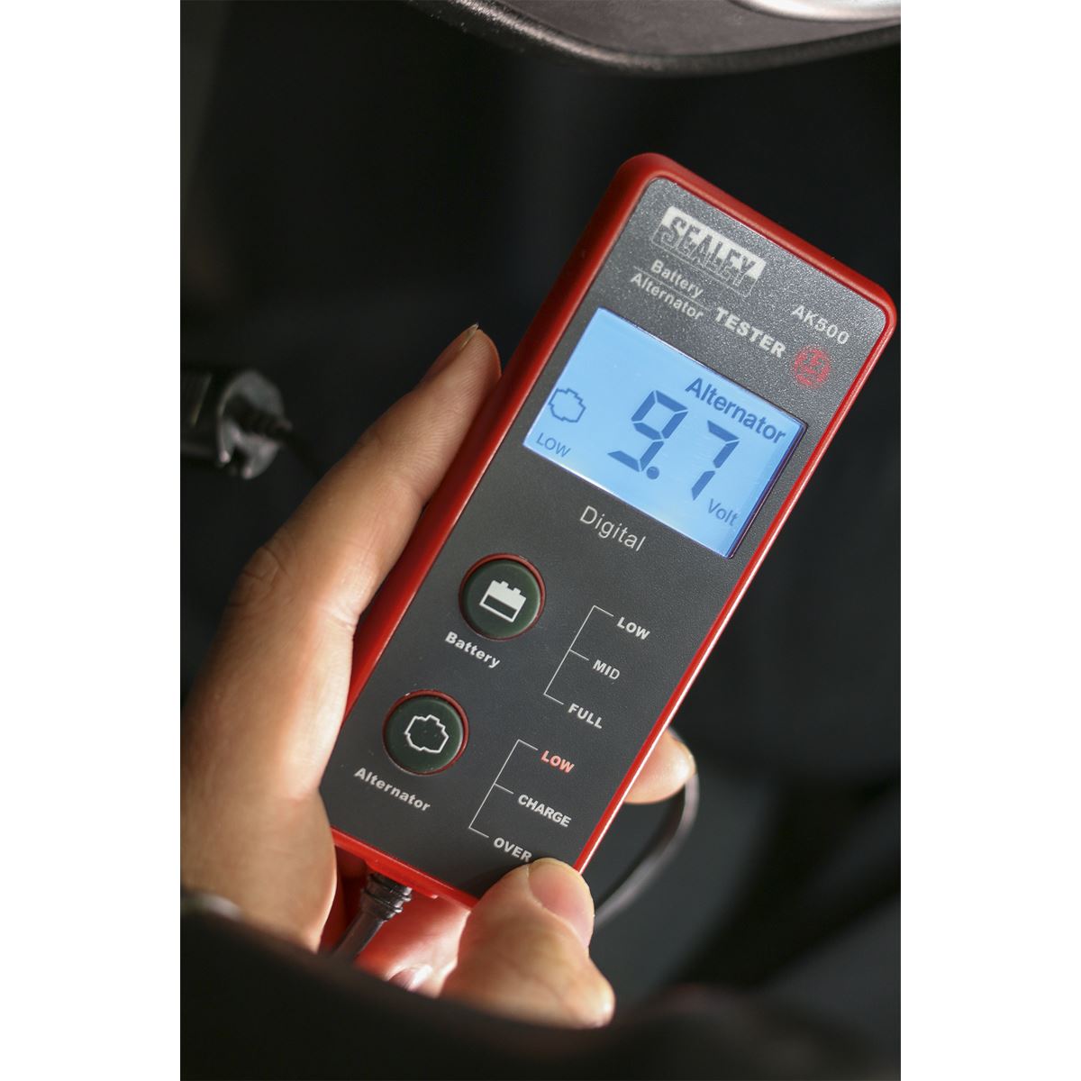 Sealey AK500 Battery & Alternator Tester 12V - LCD Screen Sealey