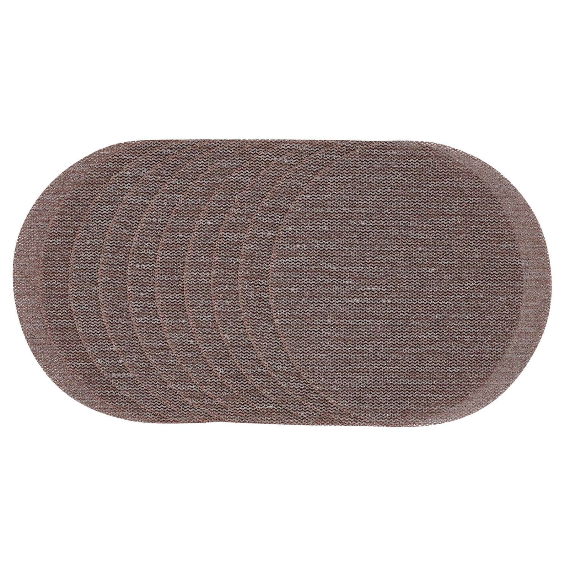 Draper 60164 Mesh Sanding Discs 125mm 80 Grit Pack of 10 Draper