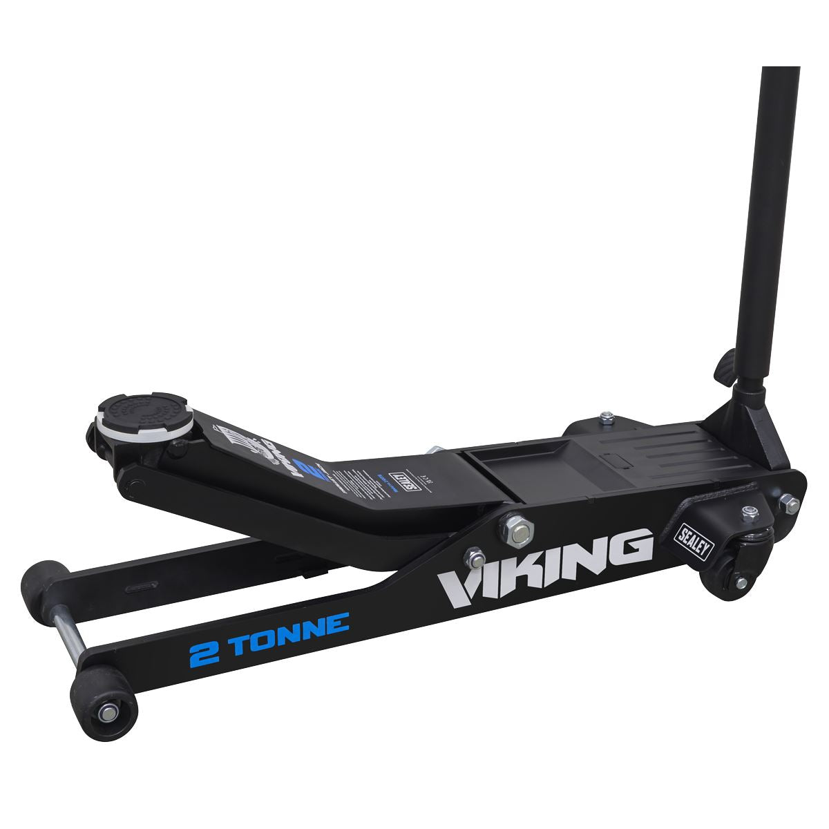 Sealey 2100TB Viking Low Profile Professional Long Reach Trolley Jack with Rocket Lift 2 Tonne Sealey