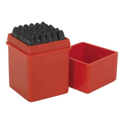Sealey AK8296 Letter & Number Punch Set 36pc 2.5mm Sealey