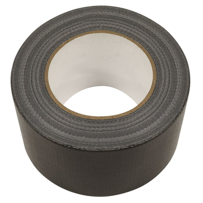 Sealey DTB75 Black Duct Tape 75mm x 50m Sealey