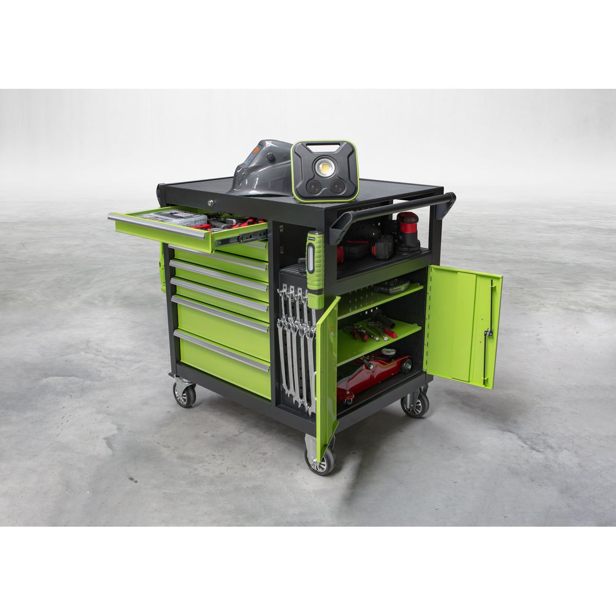 Sealey AP36MWS Mobile Workstation 7 Drawer & Cupboard 920mm Sealey