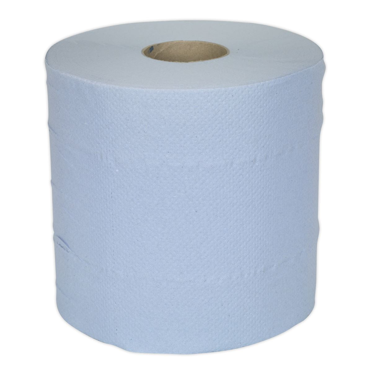 Sealey BLU150 Paper Roll Blue 2-Ply Embossed 150m Pack of 6 Sealey