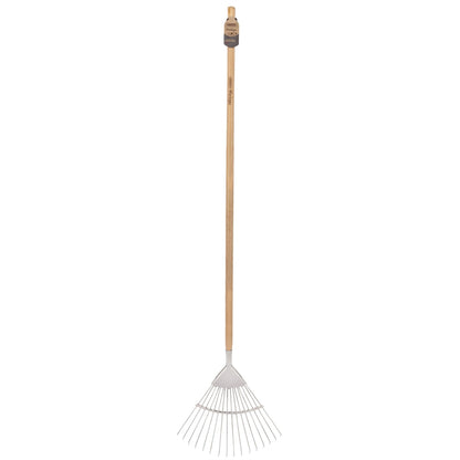 Draper 99020 Heritage Stainless Steel Lawn Rake with Ash Handle Draper