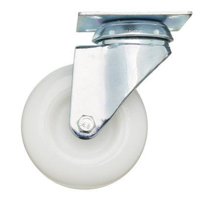 Draper 65497 Swivel Plate Fixing Nylon Wheel 75mm Diameter S.W.L. 70kg Draper