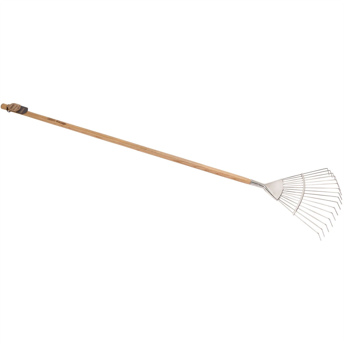 Draper 99020 Heritage Stainless Steel Lawn Rake with Ash Handle Draper