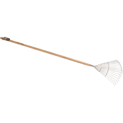 Draper 99020 Heritage Stainless Steel Lawn Rake with Ash Handle Draper
