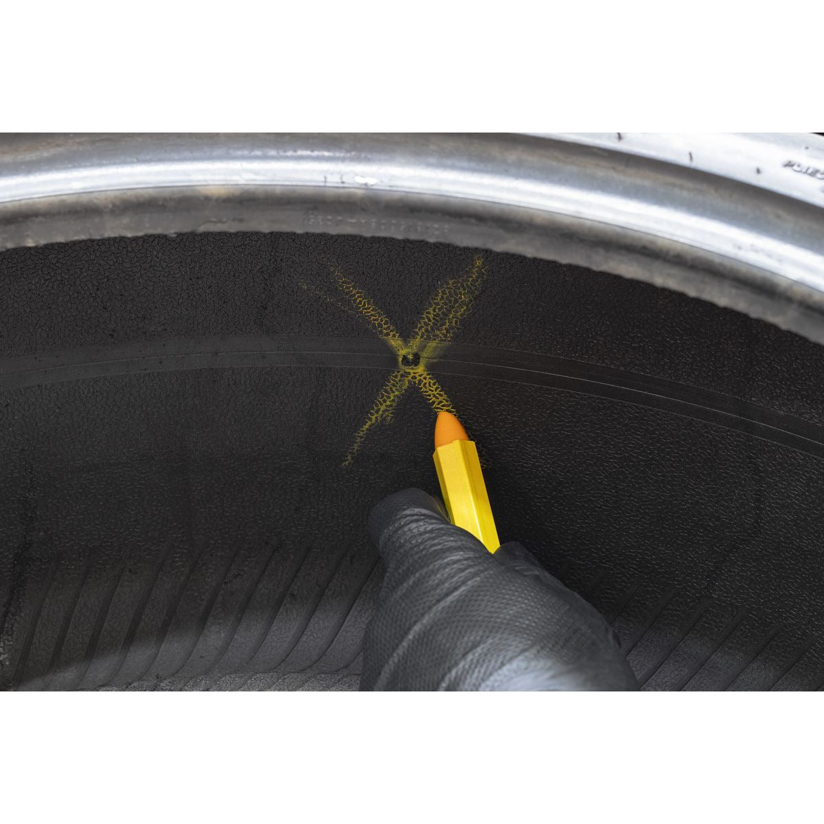 Sealey TST14 Tyre Marking Crayon - Yellow Pack of 6 Sealey