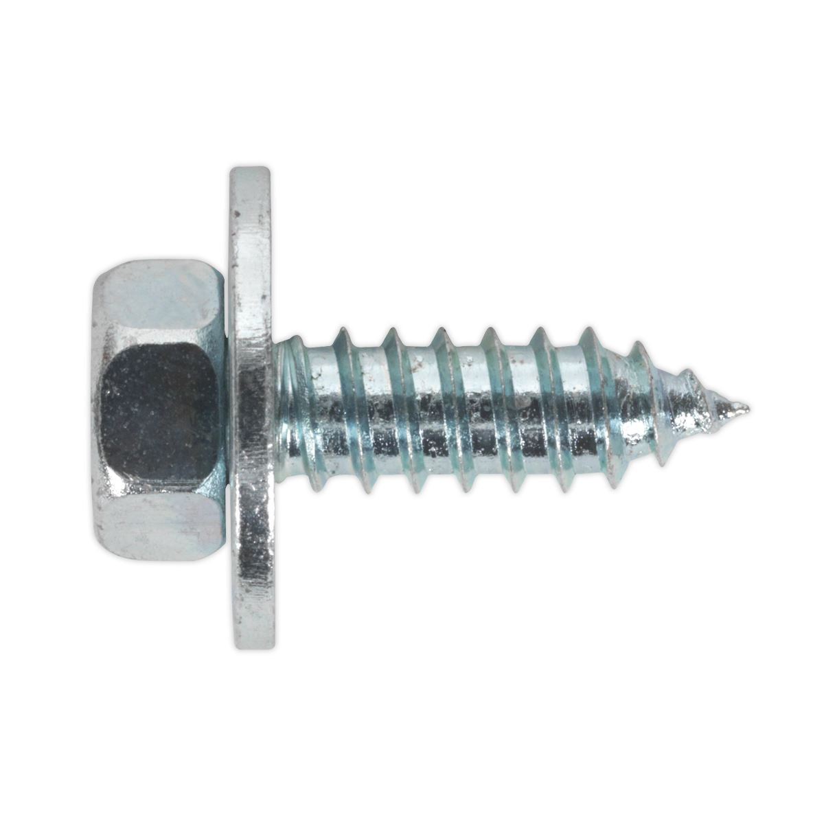 Sealey ASW14 Acme Screw with Captive Washer #14 x 3/4" Zinc Pack of 100 Sealey