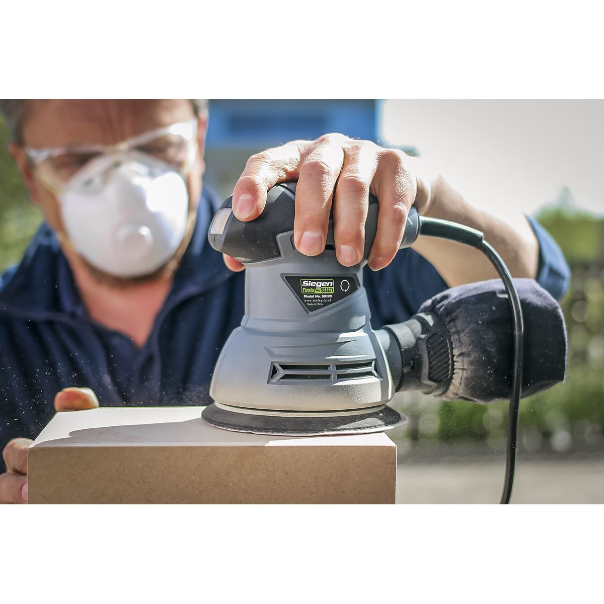 Siegen S0125 Dual Action Palm Sander Ø125mm 240W/230V Siegen