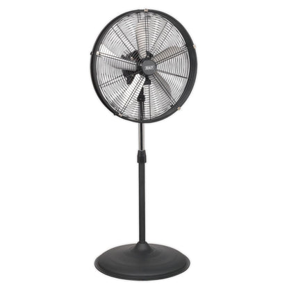 Sealey HVF20PO Industrial High Velocity Oscillating Pedestal Fan 20" 230V Sealey