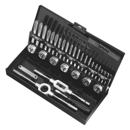 Sealey AK3015HSS Tap & Die Set 32pc Split Dies HSS 4341 Metric Sealey