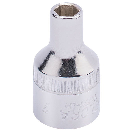Elora 15296 Hexagon Socket 1/2" Sq. Dr. 7mm Elora