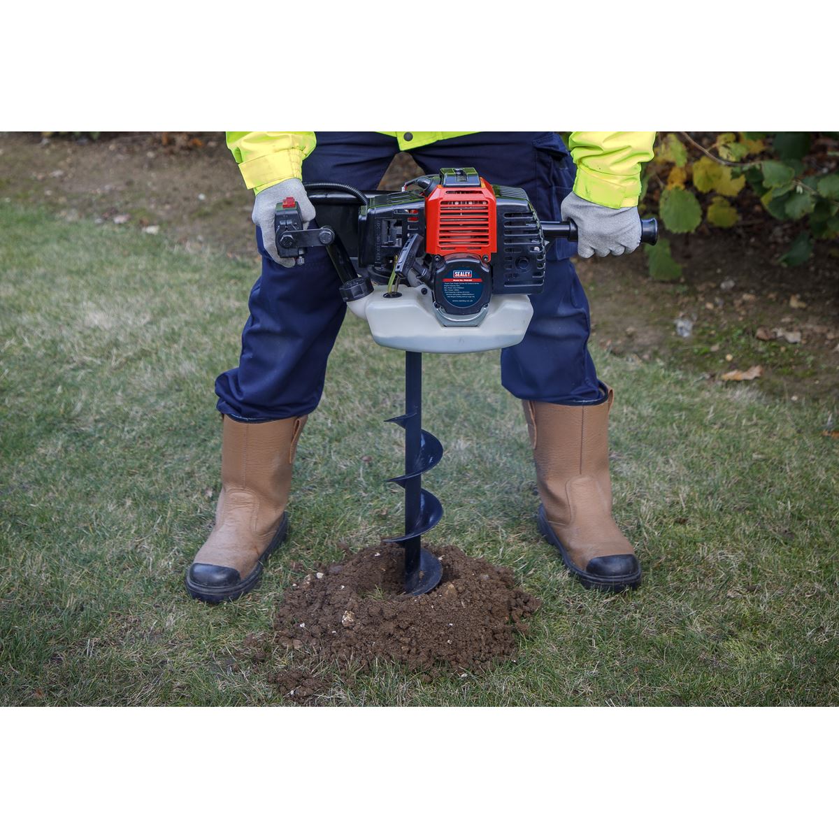 Sealey PHA100 Petrol Earth Auger 2-Stroke Sealey